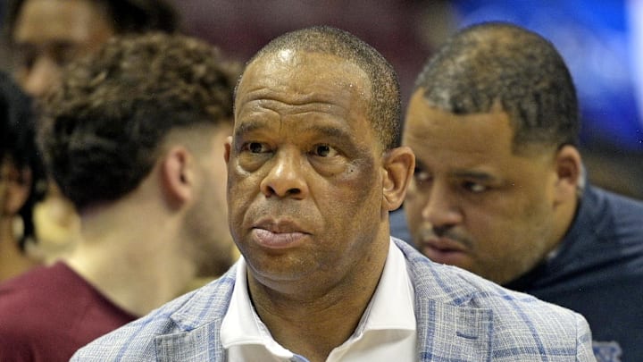 UNC basketball head coach Hubert Davis UNC basketball head coach Hubert Davis