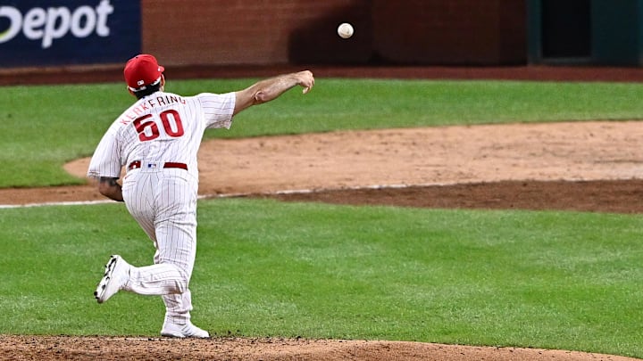 Philadelphia Phillies relief pitcher Orion Kerkering has one of the filthiest pitches in MLB