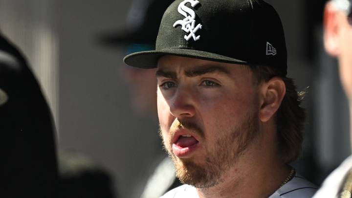 Sep 27, 2026; Chicago, Illinois, USA; Chicago White Sox second baseman Chase Meidroth (10) is seen in the dugout before the game against the Colorado Rockies at Rate Field. Mandatory Credit: Matt Marton-Imagn Images Sep 27, 2026; Chicago, Illinois, USA; Chicago White Sox second baseman Chase Meidroth (10) is seen in the dugout before the game against the Colorado Rockies at Rate Field. Mandatory Credit: Matt Marton-Imagn Images