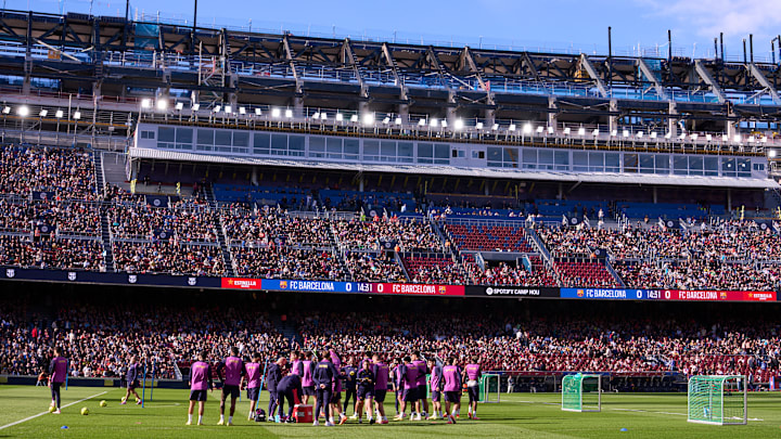 FC Barcelona Open Training Session in Spotify Camp Nou FC Barcelona Open Training Session in Spotify Camp Nou