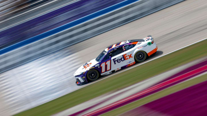 Denny Hamlin, Joe Gibbs Racing, Ally 400, Nashville Superspeedway, NASCAR