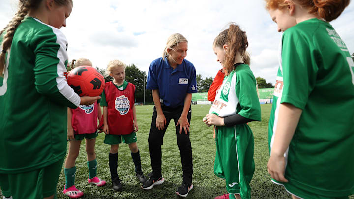 Ex-Lioness Laura Bassett is passionate about tackling football's enjoyment gap for young girls
