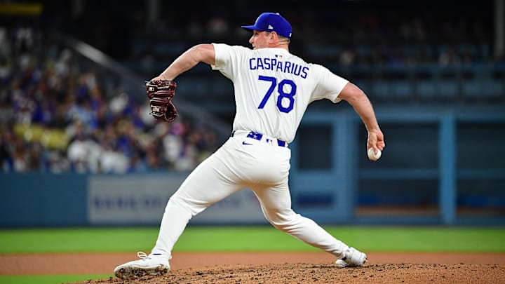 Los Angeles Dodgers Starting Pitcher Ben Casparius Los Angeles Dodgers Starting Pitcher Ben Casparius