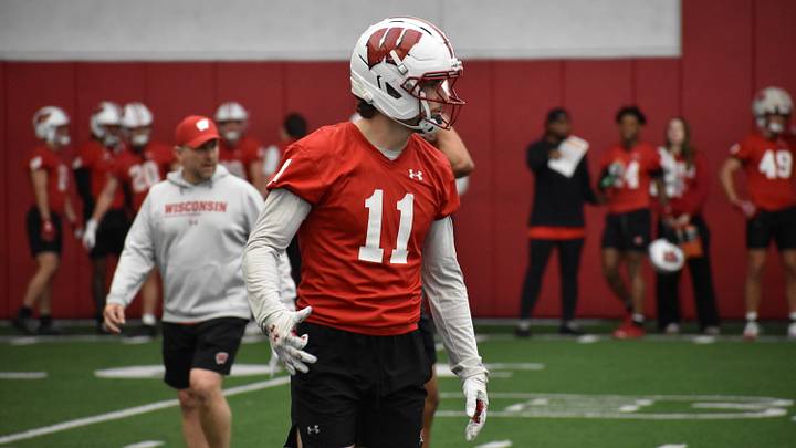 Wisconsin safety Carson Van Dinter. Wisconsin safety Carson Van Dinter.