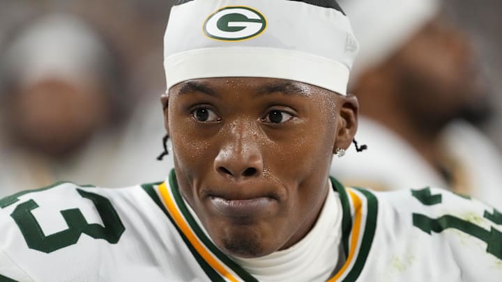 Green Bay Packers wide receiver Dontayvion Wicks