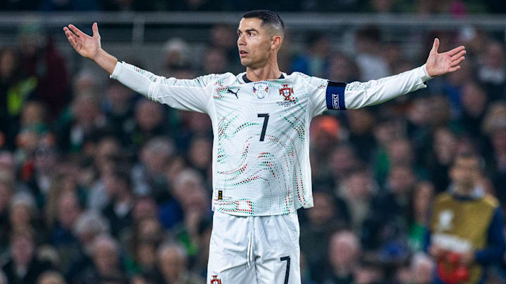 Cristiano Ronaldo sah gegen Irland die Rote Karte 