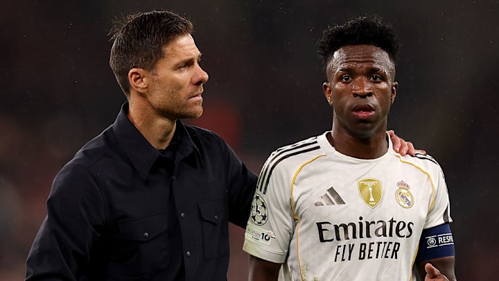 Xabi Alonso (left) and Vinicius Junior’s relationship has taken center stage at Real Madrid. Xabi Alonso (left) and Vinicius Junior’s relationship has taken center stage at Real Madrid.
