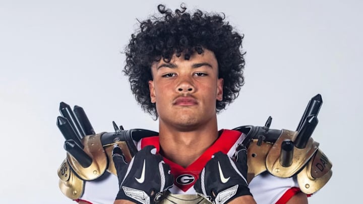 Tight end prospect Kaiden Prothro during a recruiting visit to the University of Georgia Tight end prospect Kaiden Prothro during a recruiting visit to the University of Georgia