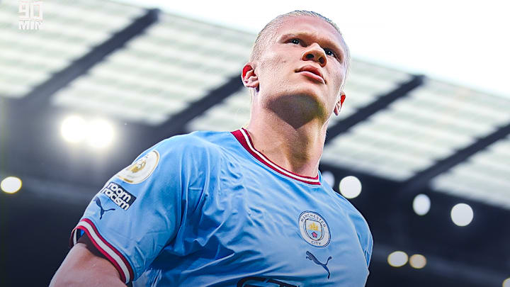 Erling Haaland est en feu sur cette première période. Erling Haaland est en feu sur cette première période.