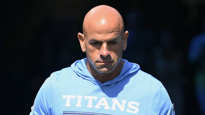 Sep 13, 2026; Nashville, Tennessee, USA;  Tennessee Titans head coach Robert Saleh walks onto the field before the game against the New York Jets at Nissan Stadium.  Mandatory Credit: Steve Roberts-Imagn Images