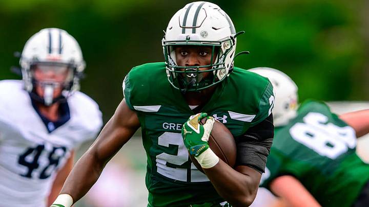 Kobe Irby-Mason rushed for 223 yards and a touchdown on 20 carries in Delbarton's 21-0 victory over Gilman (MD). Kobe Irby-Mason rushed for 223 yards and a touchdown on 20 carries in Delbarton's 21-0 victory over Gilman (MD).