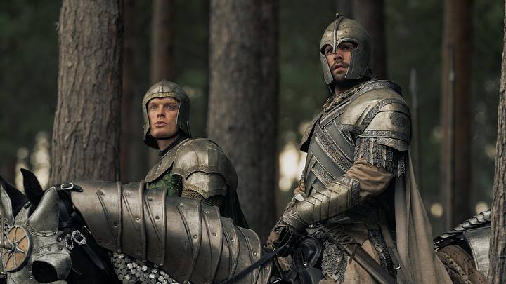 Freddie Fox as Gwayne Hightower and Fabien Frankel as Criston Cole in House of the Dragon Freddie Fox as Gwayne Hightower and Fabien Frankel as Criston Cole in House of the Dragon