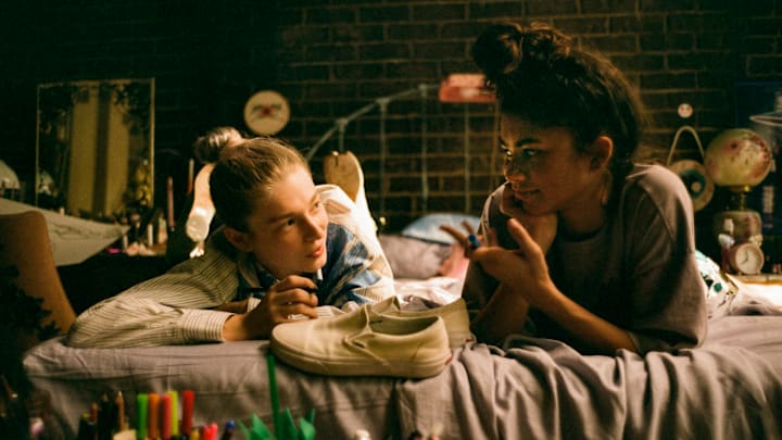 Zendaya and Hunter Schafer in Euphoria special episode