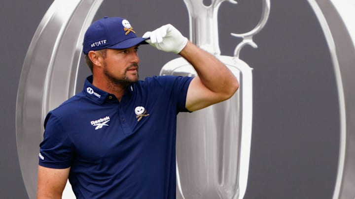 Bryson DeChambeau represented Reebok in Happy Gilmore 2. Bryson DeChambeau represented Reebok in Happy Gilmore 2.