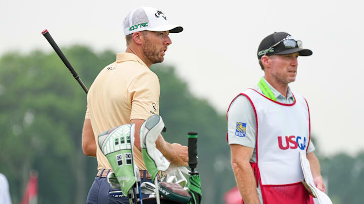 Sam Burns shot a 5-under 65 to climb the leaderboard Friday at the U.S. Open.