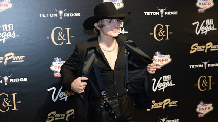 Rocker "Rocking" the red carpet at the NFR Rocker "Rocking" the red carpet at the NFR