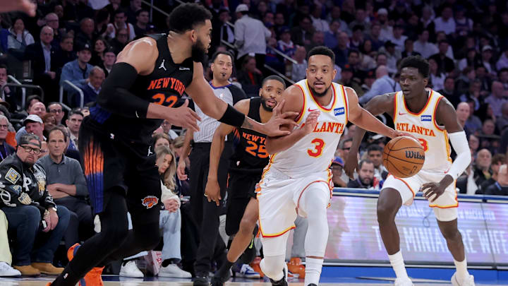 Los Atlanta Hawks y los New York Knicks están jugando una dura serie de primera ronda de los Playoffs de NBA