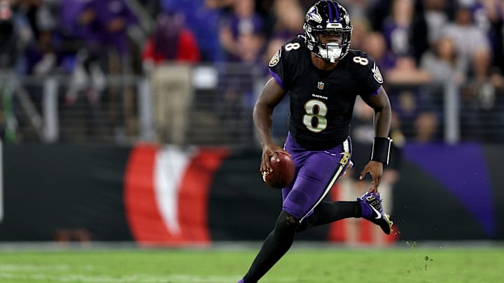 Lamar Jackson brilló ante los Colts el lunes por la noche