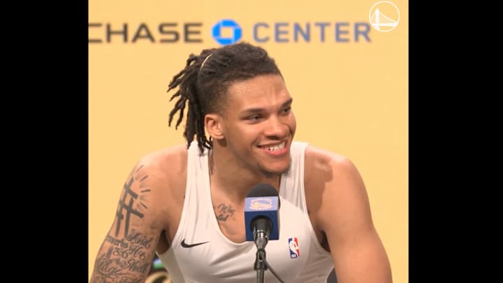 Golden State Warrior Will Richard on July 6, 2025.