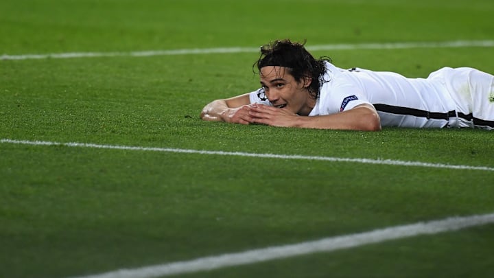 Edinson Cavani a eu du mal à se remettre de la désormais très célèbre remontada contre le FC Barcelone.