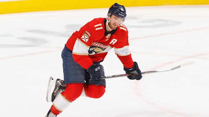Jonathan Huberdeau - Anaheim Ducks v Florida Panthers