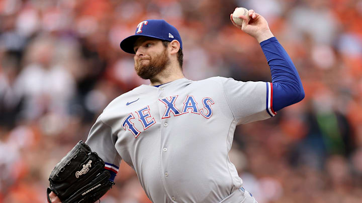 Texas Rangers pitcher Jordan Montgomery