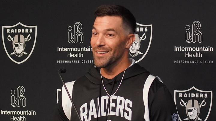 Las Vegas Raiders DL Coach Rob Leonard from Mandatory Mini-Cam Las Vegas Raiders DL Coach Rob Leonard from Mandatory Mini-Cam