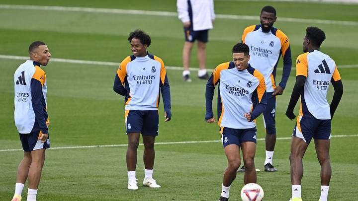 Real Madrid's training session ahead of La Liga match against Barcelona