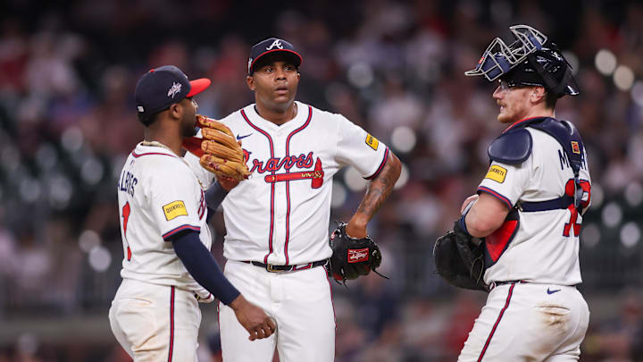 Atlanta Braves relief pitcher Raisel Iglesias