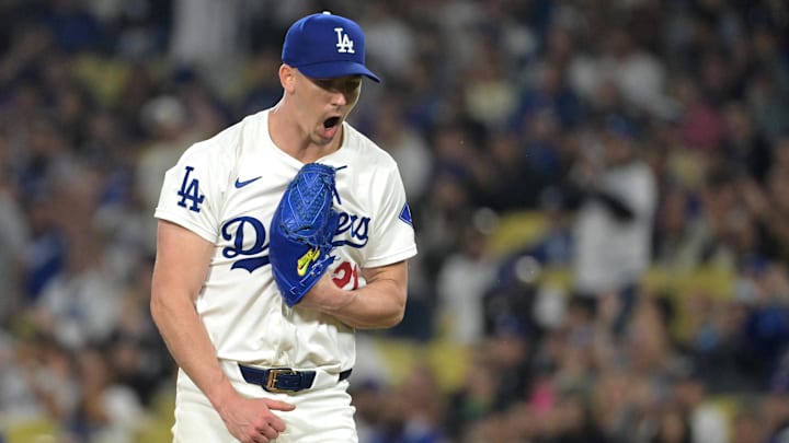 Los Angeles Dodgers starting pitcher Walker Buehler Los Angeles Dodgers starting pitcher Walker Buehler