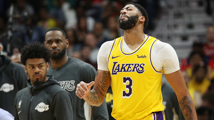 Anthony Davis perderá nuevamente tiempo de juego con los Lakers