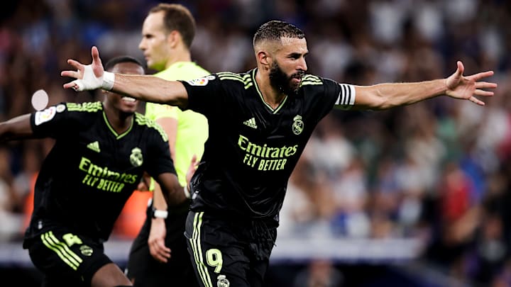 Real Madrid, de Benzema, ganhou os três compromissos disputados até aqui Real Madrid, de Benzema, ganhou os três compromissos disputados até aqui