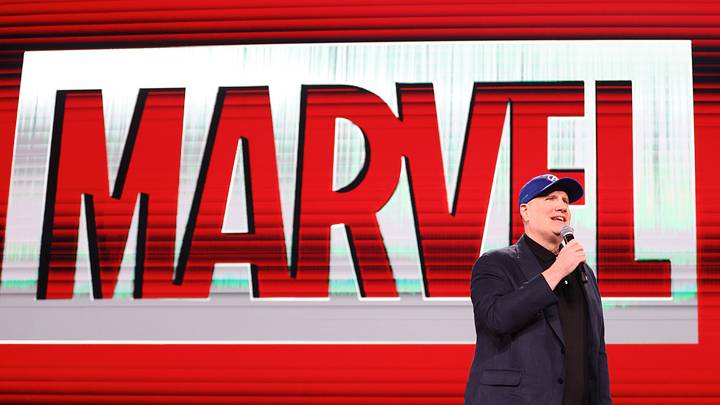 Kevin Feige, President of Marvel Studios, speaks during Day 2 of the D23 Brazil: A Disney Experience at Transamerica Expo Center on November 09, 2024 