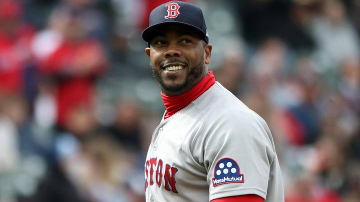 Boston Red Sox pitcher Aroldis Chapman Boston Red Sox pitcher Aroldis Chapman