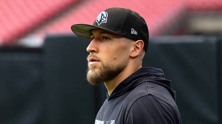Jul 24, 2025; Glendale, AZ, USA; Arizona Cardinals defensive coordinator Nick Rallis during training camp at State Farm Stadium. Mandatory Credit: Mark J. Rebilas-Imagn Images