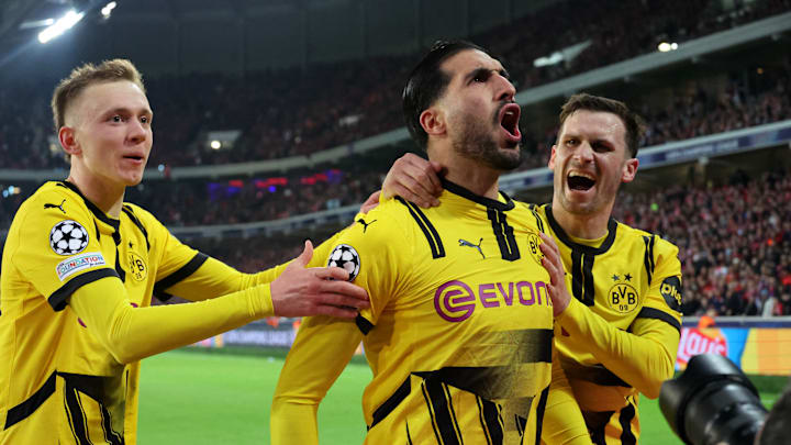 Borussia Dortmund beim Torjubel