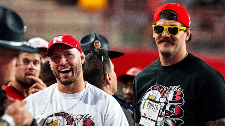 Will Compton and Taylor Lewan of the Bussin’ With The Boys’ podcast are partnering with ESPN this football season. Will Compton and Taylor Lewan of the Bussin’ With The Boys’ podcast are partnering with ESPN this football season.