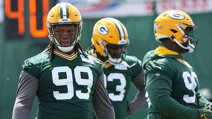 Jonathan Ford is shown during the Green Bay Packers organized team activities (OTA) Tuesday, May 24, 2022 in Green Bay, Wis.MARK HOFFMAN/MILWAUKEE JOURNAL SENTINEL

Mjs Packers25 40 Jpg Packers25