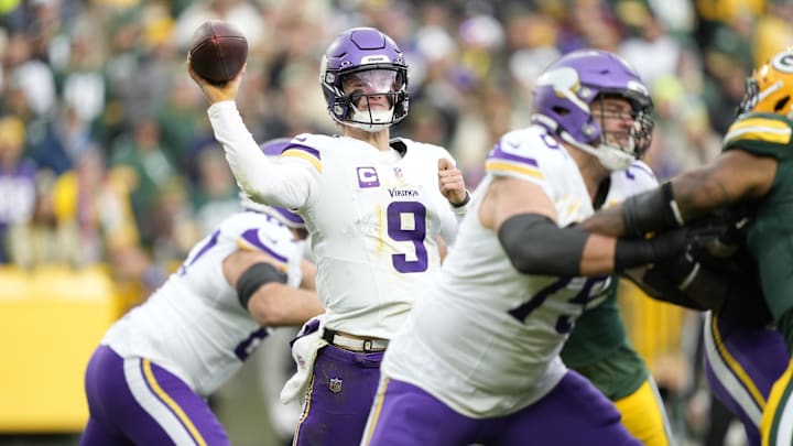 Minnesota Vikings quarterback J.J. McCarthy is in concussion protocol.