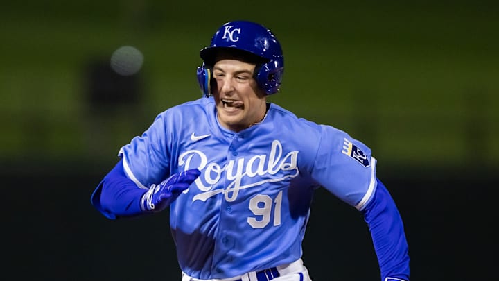 Kansas City Royals outfielder Gavin Cross
