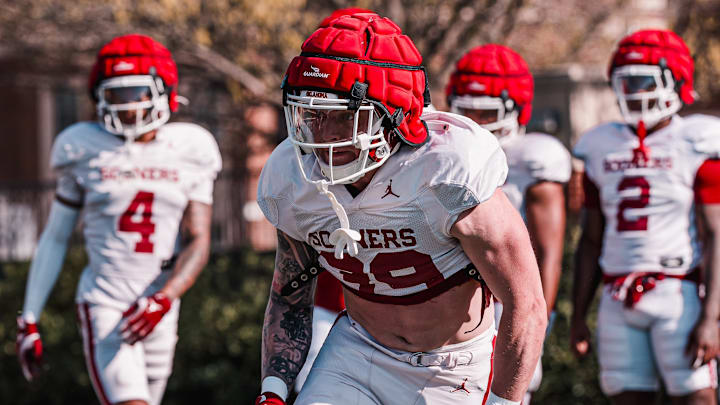 Oklahoma defensive back Peter Schuh