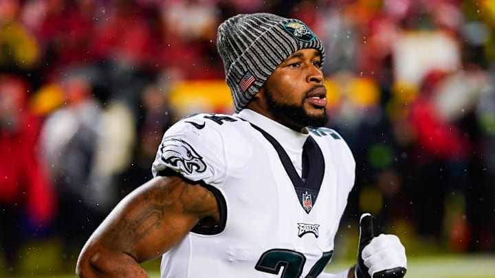 Nov 20, 2023; Kansas City, Missouri, USA; Philadelphia Eagles safety Kevin Byard (31) takes the