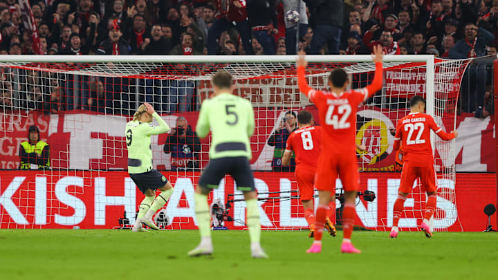 City and Bayern in action in 2023 City and Bayern in action in 2023