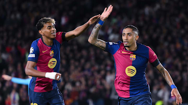 Yamal e Raphinha são dois dos maiores destaques no Barcelona