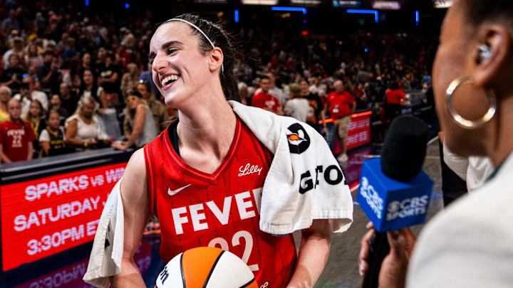 Clark and the Fever were bounced from the WNBA playoffs in the first round.