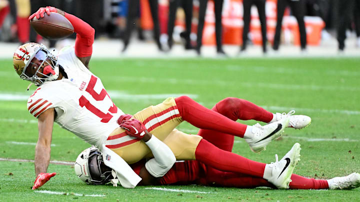 San Francisco 49ers wide receiver Jauan Jennings (15)