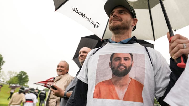 Fans rallied behind Scheffler at the PGA Championship.