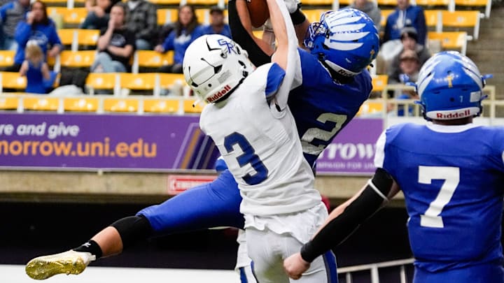 Gladbrook-Reinbeck’s Hudson Clark (3) is one of the top returning wide receivers in Iowa high school football.