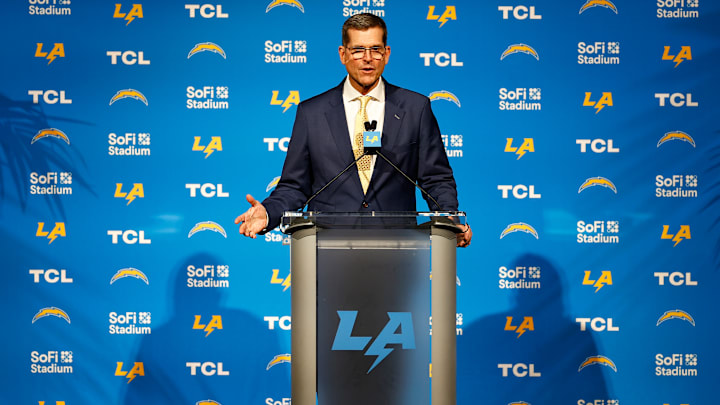 Los Angeles Chargers Introduce Jim Harbaugh As Head Coach