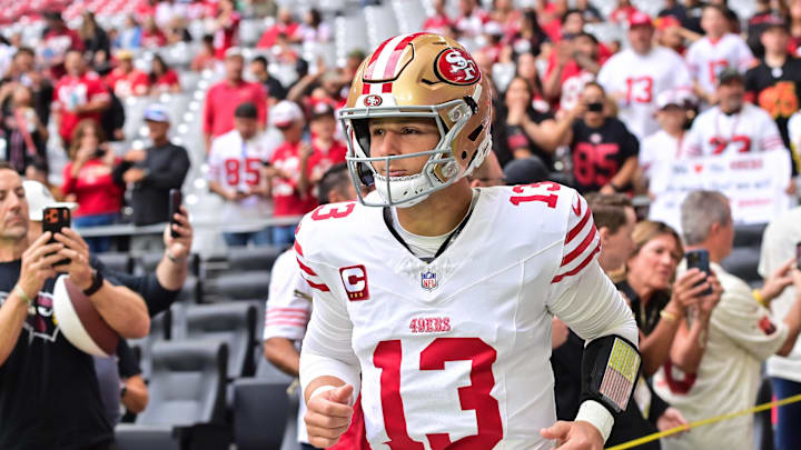 San Francisco 49ers quarterback Brock Purdy.
